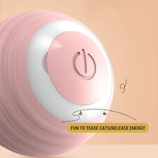 AMZ Pet Cat Toy Ball /H Automatic Cat Teasing USB Rechargeable Automated Cat Toy - Walnut - US