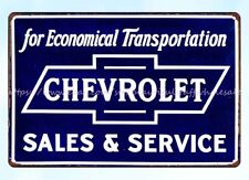 automotive Bowtie Sales Service metal tin sign garage shop outdoor wall decor