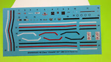 REVELL 68 1968 Chevelle SS 396 1/25 waterslide decal sheet license plate emblems