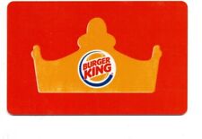 Burger King Restaurant Crown Gift Card No $ Value Collectible