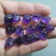 Beautiful Kanela Amethyst 15 Piece Rough Size 11-13 MM Amethyst Gemstone Jewelry