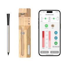 COOKIT Smart Wireless Meat Thermometer - Bluetooth 5.3 Digital Kitchen Thermomet - Hudson - US