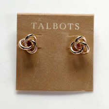 New 13mm Talbots Knot Stud Earrings Gift Fashion Women Party Holiday Jewelry