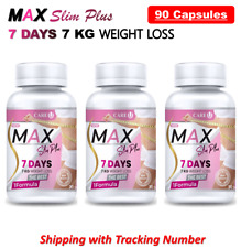 MAX Slim Plus 7 Days 7 KG Concentrated Formula Weight Control 90 Capsules - Toronto - Canada