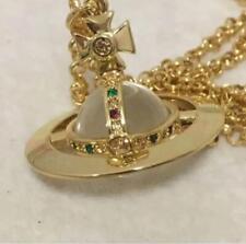 Vivienne Westwood Necklace Small Orb gold w/drawstring [V02006