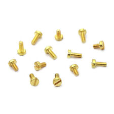 M1.2 M1.4 M1.6 M2 M2.5 M3 Brass H70 Slotted Cylinder Head Screws Bolt DIN84 - CN