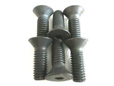 7/16-14 X 1-1/4 FLAT HEAD HEX SOCKET CAP SCREWS ALLOY BLACK STEEL - 6 PCS - Mentor - US"
