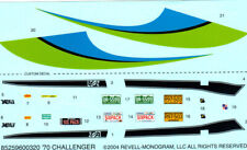 REVELL 70 1970 Dodge Challenger T/A 1/24 Waterslide Decal Sheet Black Stripes