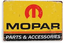 TIN SIGN Mopar Parts Metal Décor Wall Art Garage Auto Shop Cave A507