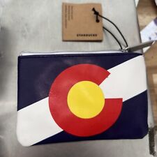 Starbucks Colorado 4.5 x 3" Coin Purse Gift Card Holder Zipper Pouch NEW"