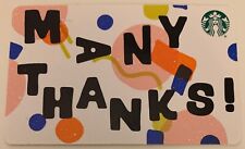 2017 Starbucks gift card MANY THANKS! #6153