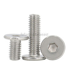 M2 M2.5 M3 M4 Stainless Allen Hex Socket Flat Head Metric Thin Flat Head screws - CN