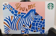 STARBUCKS CARD 2017 💘YOU AND ME 💘 " A ROMANTIC CARD💋NO VALUE"