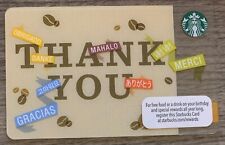 2012 STARBUCKS Gift Card THANK YOU