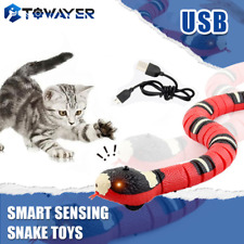 USB Charging Smart Sensing Snake Pet Dog Cat Toys Electron Interactive Toys - CN