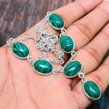 Malachite Gemstone Handmade Gift Jewelry Necklace 18 s823"