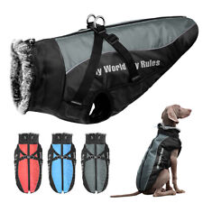 Waterproof Dog Winter Coat W/ Harness Warm Fleece Pet Vest Jacket For Large Dogs - Toronto - Canada