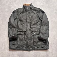 Crew Clothing Company Jacket Coat Full Zip Branded Jacket Green UK12