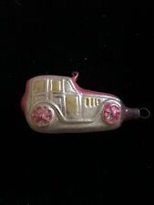 Antique German Glass Car Automobile Christmas Ornament Vintage Decoration 1930's