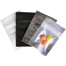 100 Pcs 2 x 3" Flat Zip Lock Pouch Food Pouch Zip Lock Mylar Smell Proof Bags"
