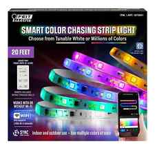 Feit Electric - 20 Feet Smart Color LED Chasing Strip Light (New And Sealed) - Hollywood - US
