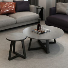 165 lbs Load Modern Nesting Coffee Table & End Table Hall Center Furniture Gray - Edison - US