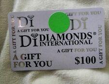 $100 Diamonds International Gift Card Merchandise Credit Royal Caribbean