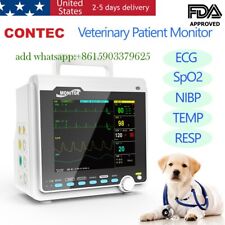Veterinary Vital signs patient monitor with ECG,RESP,SpO2,PR,NIBP,TEMP,Animal - US