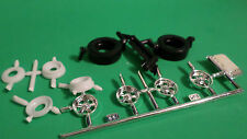 1968 Dodge Charger RT 1/25 chrome keystone classic rim wheel drag slick tire 68