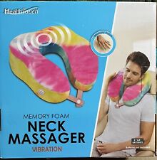 Health Touch Travel Vibrating Neck Massager Memory Foam NEW in BOX Batteries Req - Fort Lauderdale - US