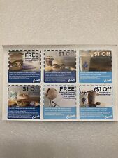 (1) CULVER’S COUPON SHEET 6 COUPONS EXP. 8/12/2024