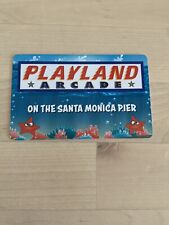 $22.00 Playland Arcade Game Card Santa Monica Pier Beach Boardwalk
