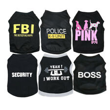 Basic Classic T Shirt for Boy Dog Clothes Pet Puppy Vest Yorkie Chihuahua XS S M - Toronto - Canada