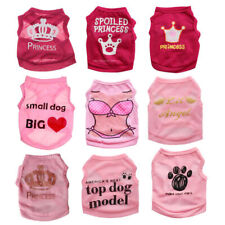 Cute Teacup Dog Clothes Girl Dog T shirt Pet Puppy Vest for Chihuahua yorkie Dog - Toronto - Canada