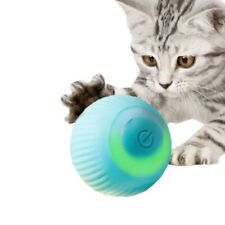 Interactive Cat Ball Toy Automatic Rolling Mouving Bouncing Ball Pet Toy Green - Lexington - US