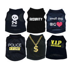Pet Dog Male Shirt Clothes Puppy Clothing Black XS S M L for chihuahua yorkie - Toronto - Canada