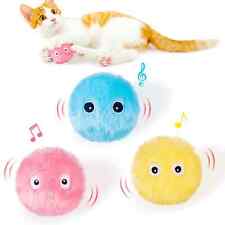 Smart Cat Toys Interactive Ball Catnip Cat Training Toy Pet Playing Ball Pet Squ - CN