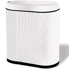 Bathroom Trash Can with Lid Automatic Garbage Can 2 Gallon Slim Smart Trash C... - Locust Valley - US