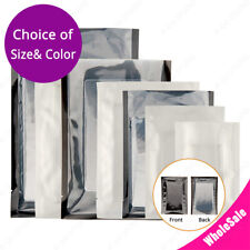 Variety of Sizes Color Back Clear Front Heat/Vacuum Sealable Food-Grade Bag M