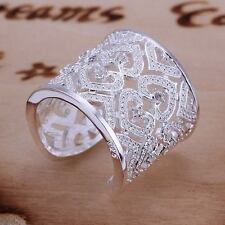 hot sale women Silver plated gold plated Women men Fashion Crystal open Rings