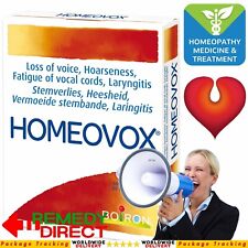 HOMEOVOX Voice Loss, Vocal Cord / Chord Strain, Laryngitis, Homeopathy 60 Tabs - Toronto - Canada