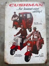 CUSHMAN Garage Sign Man Cave Shop Mechanic Auto Car Workshop Decor