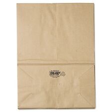 (300 BAGS) 1/6 BBL #57 BROWN PAPER GROCERY FOOD BAG 12W x 7"D x 17"H"