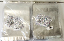2pk x 50 (100 total) 1-Gallon 10x14" 8mil Mylar Food Storage Bags w/deoxedizers"