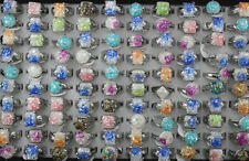 Wholesale Lots 40pcs Mixed Fashion Jewelry Charm Resin Women Lady's Rings Free P