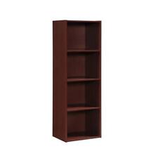 HODEDAH Bookcase 47 H 4-Shelf Mahogany - Mumbai - India"