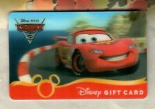 DISNEY Cars 2, Lightning McQueen ( 2011 ) Lenticular Gift Card ( $0 )