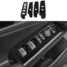 Bright black Inner Window Switch Panel Cover Trim For Honda Civic 2022 2023