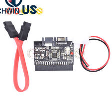 IDE to SATA ATA 100/133 Serial HDD CD DVD Converter Adapter + Power & SATA Cable - CN