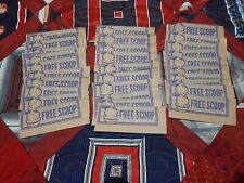 Culvers Restaurant Lot Of 30 Free Scoop Of Custard + 1 Topping